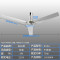 钻石牌吊扇客厅家用56寸不锈钢纯铜电机商用工业大风力大吊扇 -三叶不锈钢(100W)/配吊钩