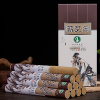 蕲州蕲宝堂 五年手工蕲艾条 温灸纯艾条 艾段艾柱短艾条金艾绒艾条 艾草条 陈艾条艾灸条艾叶 李时珍故乡特产 10支装