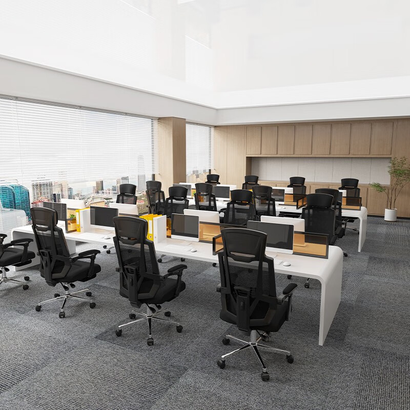 域赢电脑椅办公椅会议椅职员升降人体工学椅子 午休可躺带脚踏联动扶手转椅高清大图