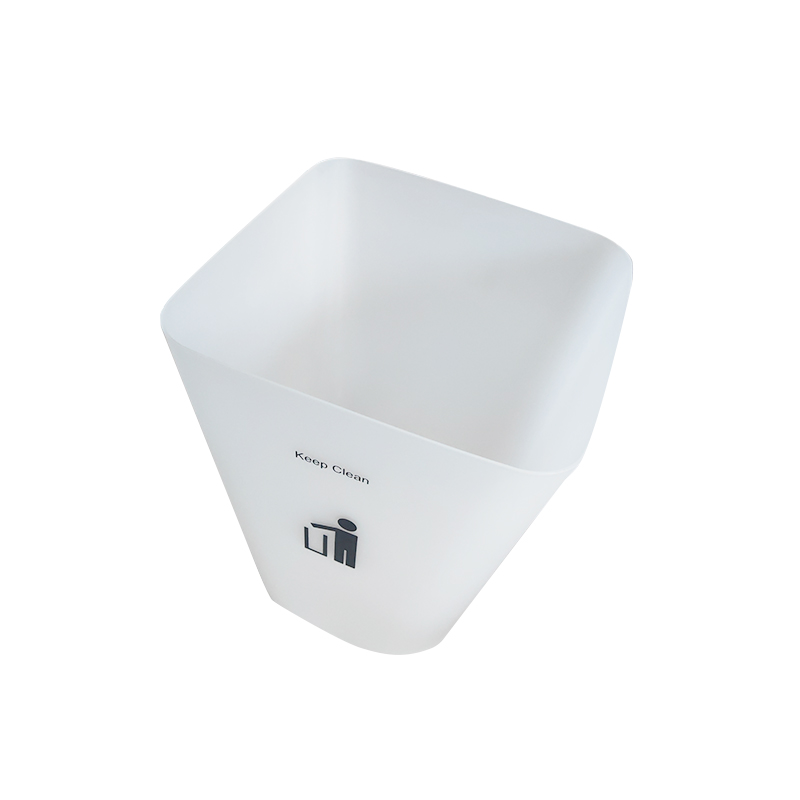 兰雅昀 简约时尚无盖垃圾桶 23.6x23.6x30cm 个高清大图