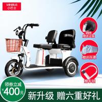小巴士Q2老年电动代步车电动三轮车老人成人电瓶助力车小型轻便旅行车可进电梯