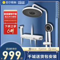 四季沐歌精铜淋浴花洒套装