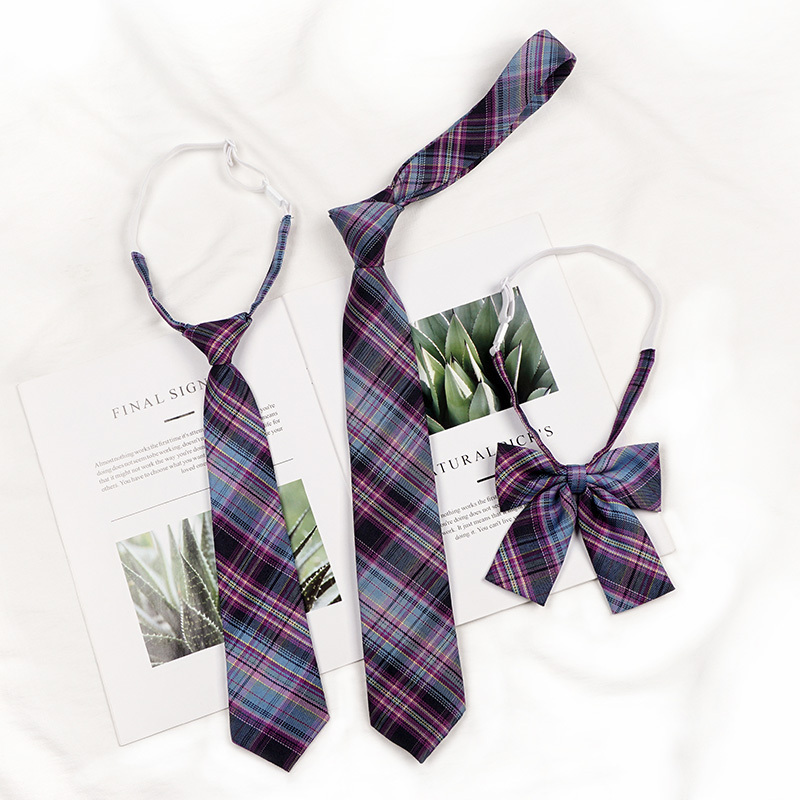 盛世尼曼电竞少女日系jk制服懒人免打领带学院风格裙同款领结女dk手打