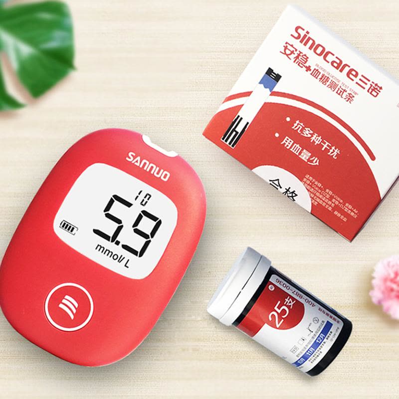 三诺(SANNUO)安稳加+ 单机(不含血糖试纸)需要配套血糖试纸才能使用图片
