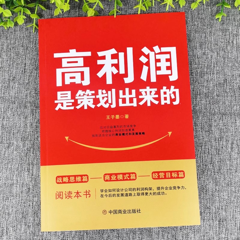 [正版] 高利润是策划出来的 企业管理盈利模式让利润倍增 中小企业公司管理股权架构设计利润模式提升企业竞争力的书 商业高清大图