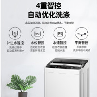 荣事达(Royalstar) 5.5公斤 全自动波轮洗衣机 家用租房节能大容量 透明灰ERVP191011T