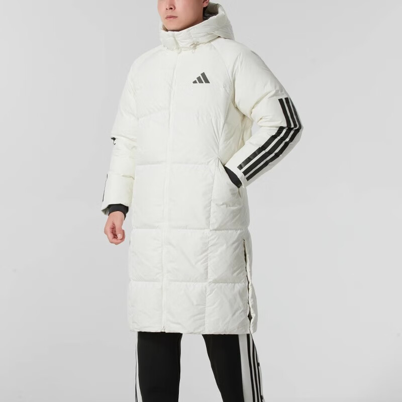 阿迪达斯(adidas)男子新款户外运动休闲连帽羽绒服外套KC2498 ZP高清大图