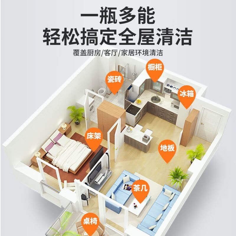 巨奇冰箱清洁剂浴室厕所祛味除垢剂布艺沙发瓷砖多功能清洗剂2848图片