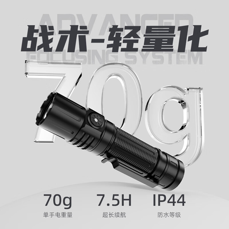神火X60-P手电筒强光超长续航野外工作超亮小型军户外专用照明灯高清大图