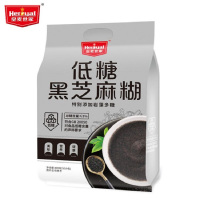 皇麦世家 低糖黑芝麻糊400g 双重代糖调味 赤藓糖醇 岩藻多糖