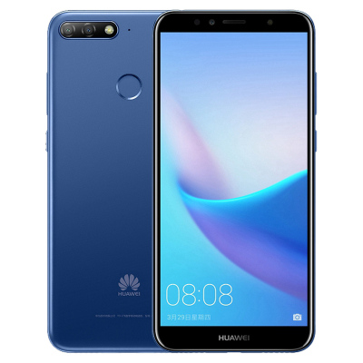 [赠送运动耳机]HUAWEI/华为畅享8e 3G+32G 蓝色移动联通电信4G全网通手机