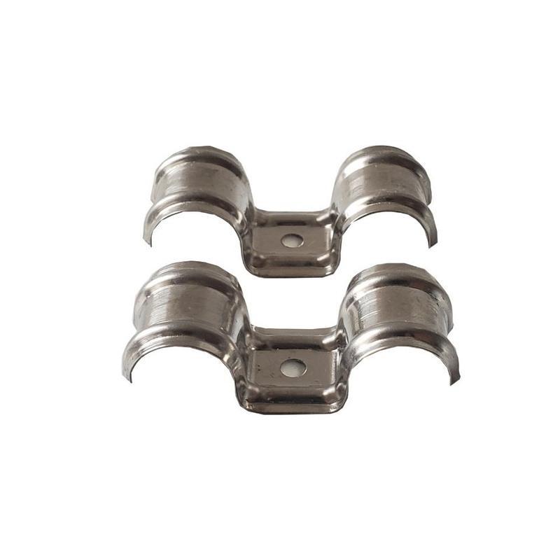 瓦斯射钉加厚不锈钢骑马卡水电管卡线卡加宽高端线卡成排骑马卡16单边