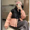 [2.5折价323元]唐狮秋冬新款女立领拼接短款羽绒服高级感韩版气质无性别羽绒