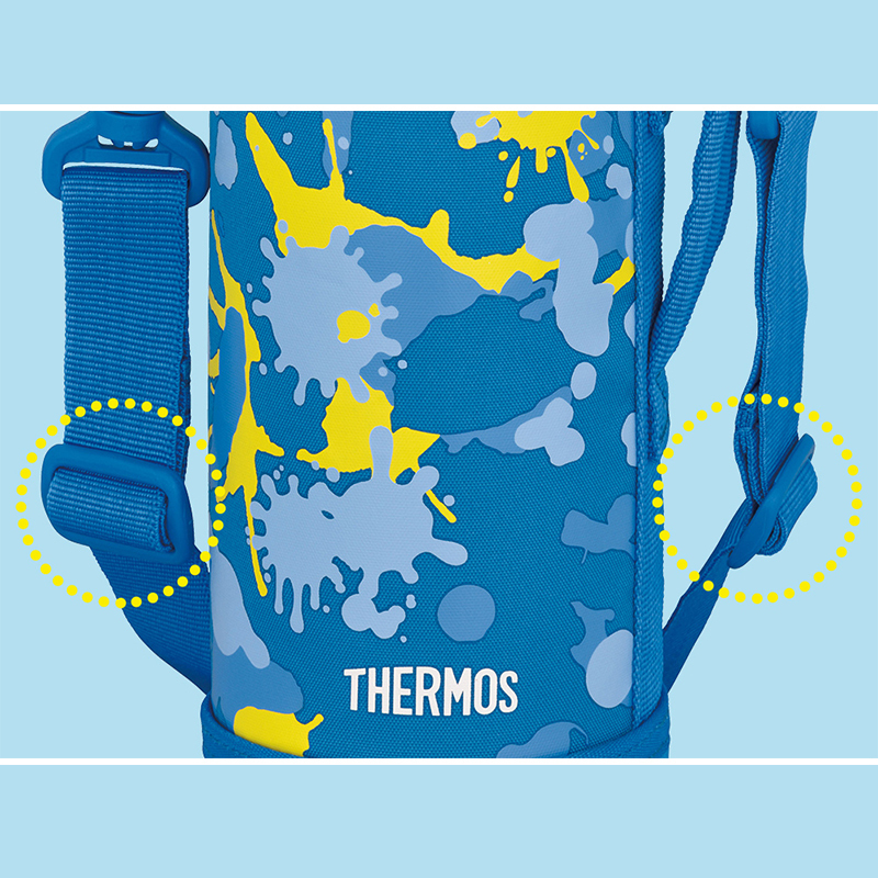THERMOS 膳魔师儿童保温用品杯 FHO超轻系列 保温保冷两用800mL 蓝色 FHO-801WF BL-PT