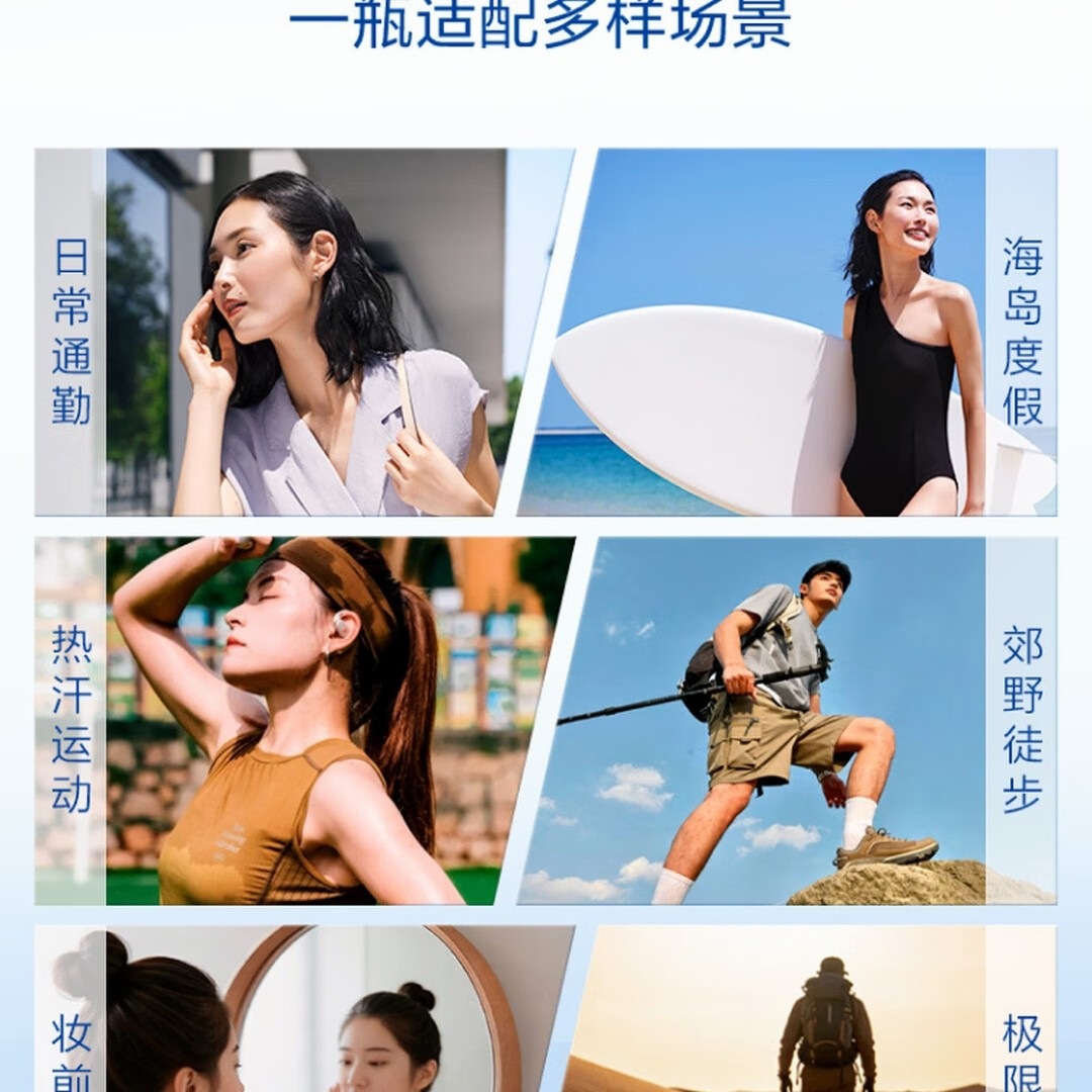 资生堂(SHISEIDO)[高端户外NO.1]新艳阳夏蓝胖子防晒霜50ml防水防汗七夕情人节高清大图