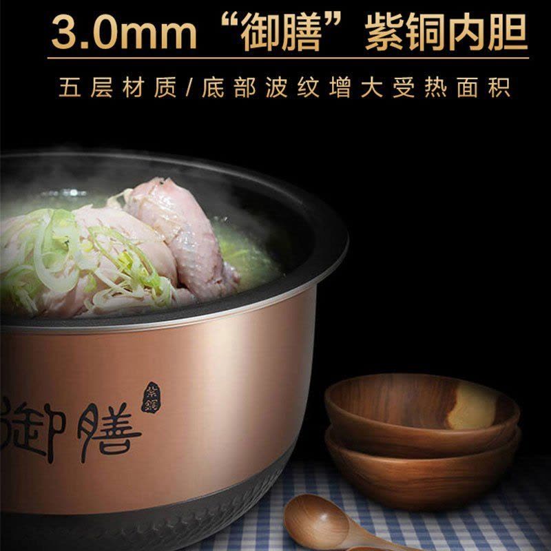 格力大松(TOSOT)电饭煲GDCF-4009C家用压力糙米发芽饭IH电磁加热智能WIFI 电饭锅4L大容量多种烹饪功能图片