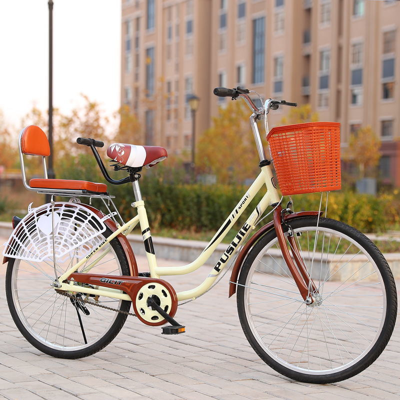 24寸26寸成人自行车男女士老年单车成人淑女通勤车