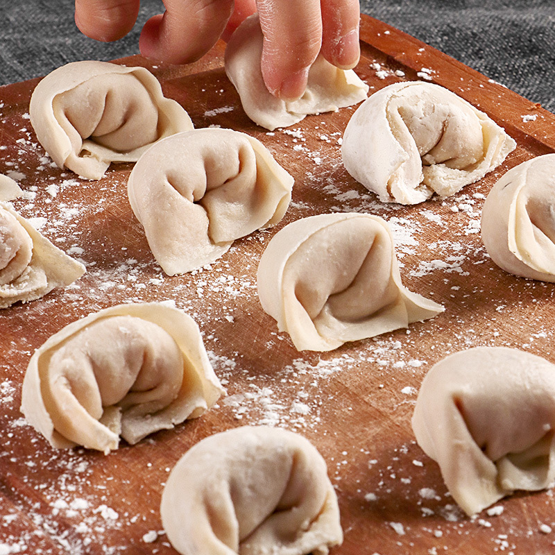 暖男厨房正宗潮汕手工鱼皮饺250g4包肉馅早餐速食蒸饺煎饺速冻水饺