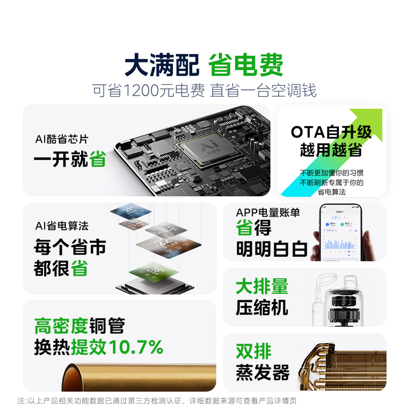 美的(Midea)空调大1.5匹酷省电2025款变频冷暖卧室家用挂机一级能效变频壁挂式KFR-35GW/N8KS1-1Q