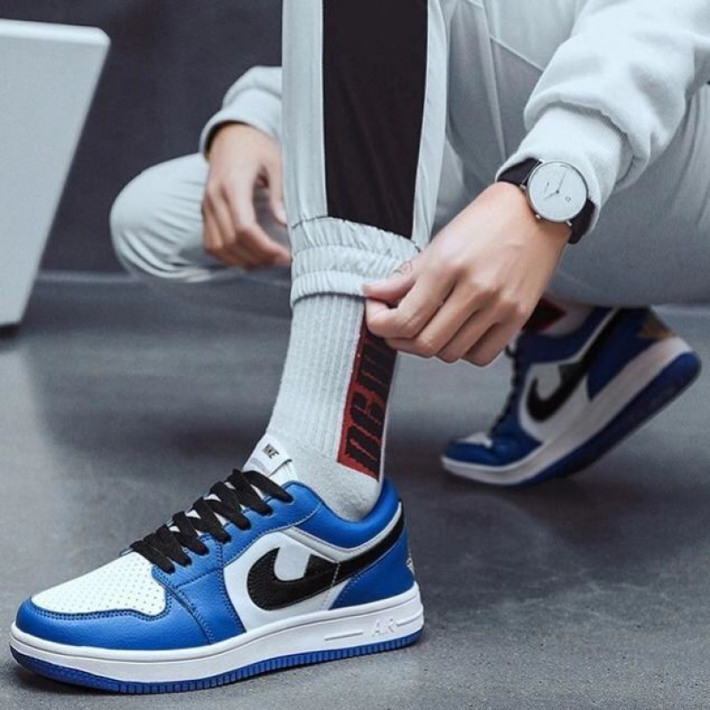 【直播热售 精品特卖】aj1篮球鞋高帮秋冬aj男女鞋子欧文空军一号运动