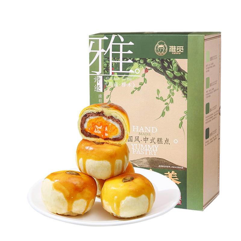 雅觅 麻薯奶香 蛋黄酥320g