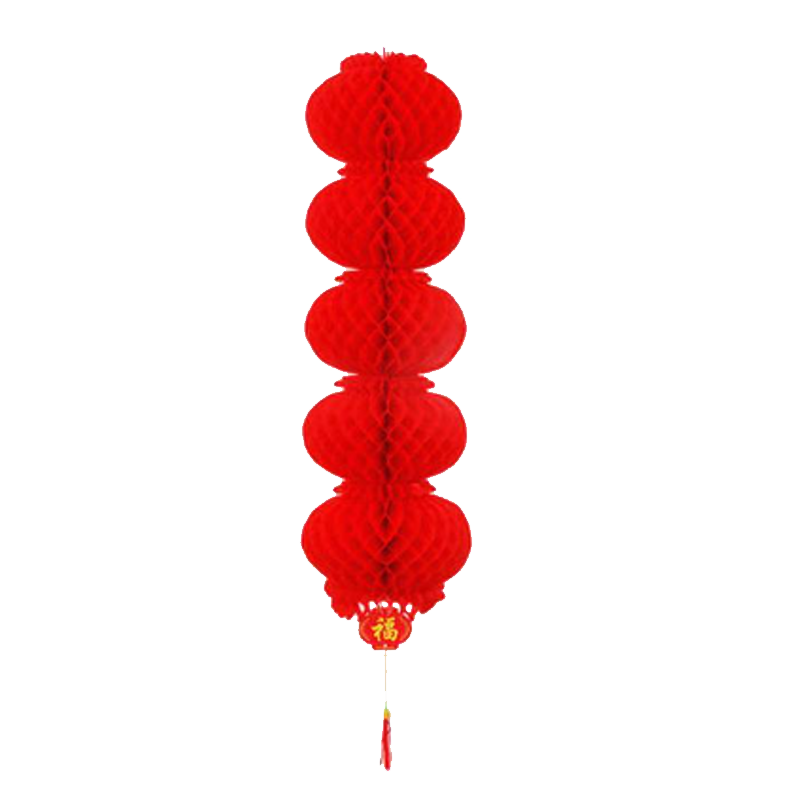 锦瑞星挂饰连串蜂窝灯笼加厚30#5连串/个