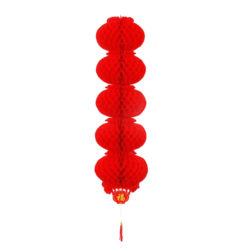 锦瑞星挂饰连串蜂窝灯笼加厚30#5连串/个