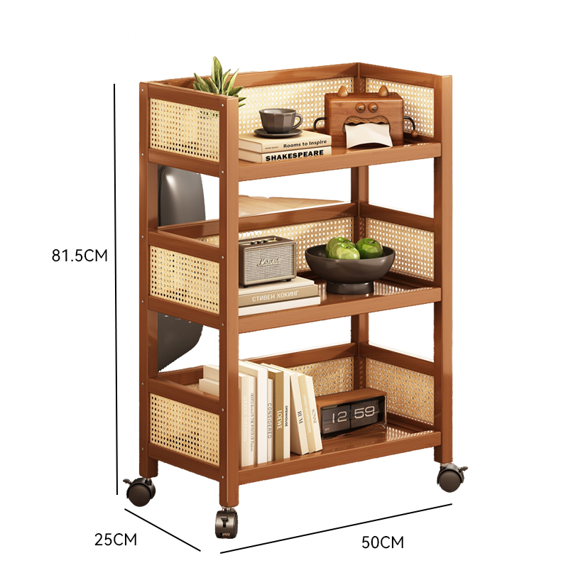 喜力健 零食收纳架 50*25*81.5CM-带轮 个高清大图