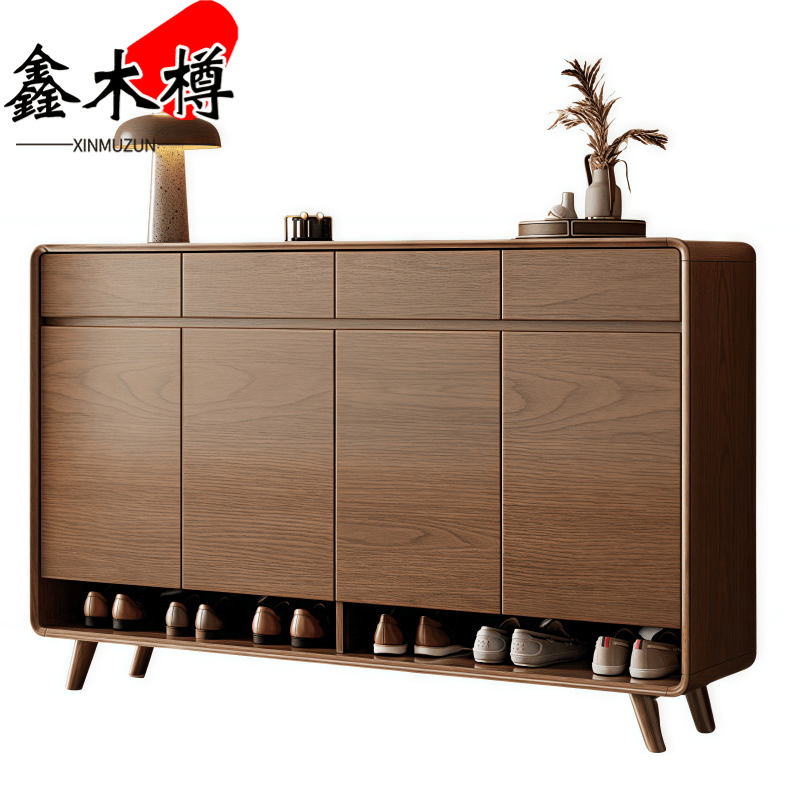鑫木樽鞋柜160*34.5*100cm个高清大图