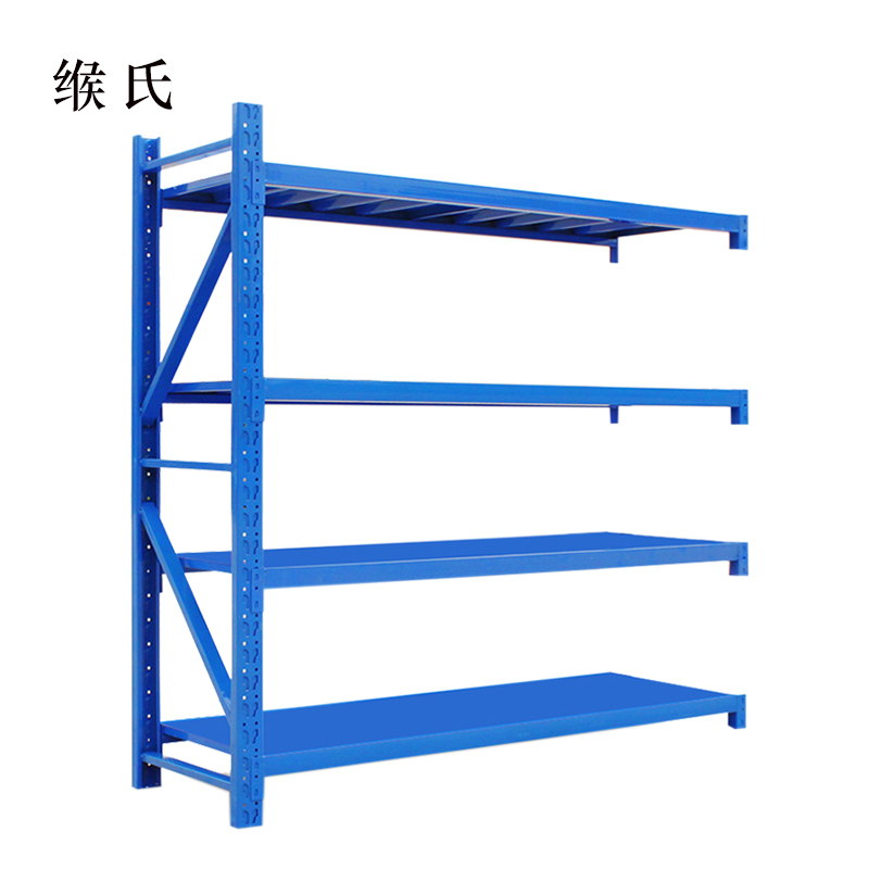 缑氏承重500kg货架置物架钢制货架副架长200宽50高200CM
