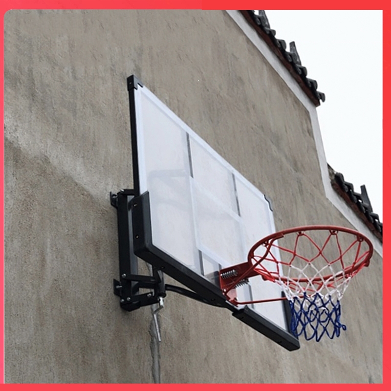 墙壁式壁挂式成人家用儿童篮板篮框闪电客培训户外电动升降室内篮球架