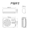华凌空调 1.5匹 冷暖变频 空调挂机 三级能效 卧室壁挂式 防直吹空调 KFR-35GW/HAN8B3