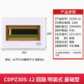 德力西配电箱CDPZ30S明装12回路