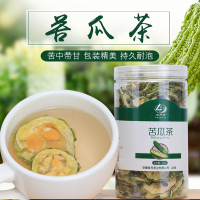 绿月苦瓜茶片状大罐装100克花果茶代用茶花茶