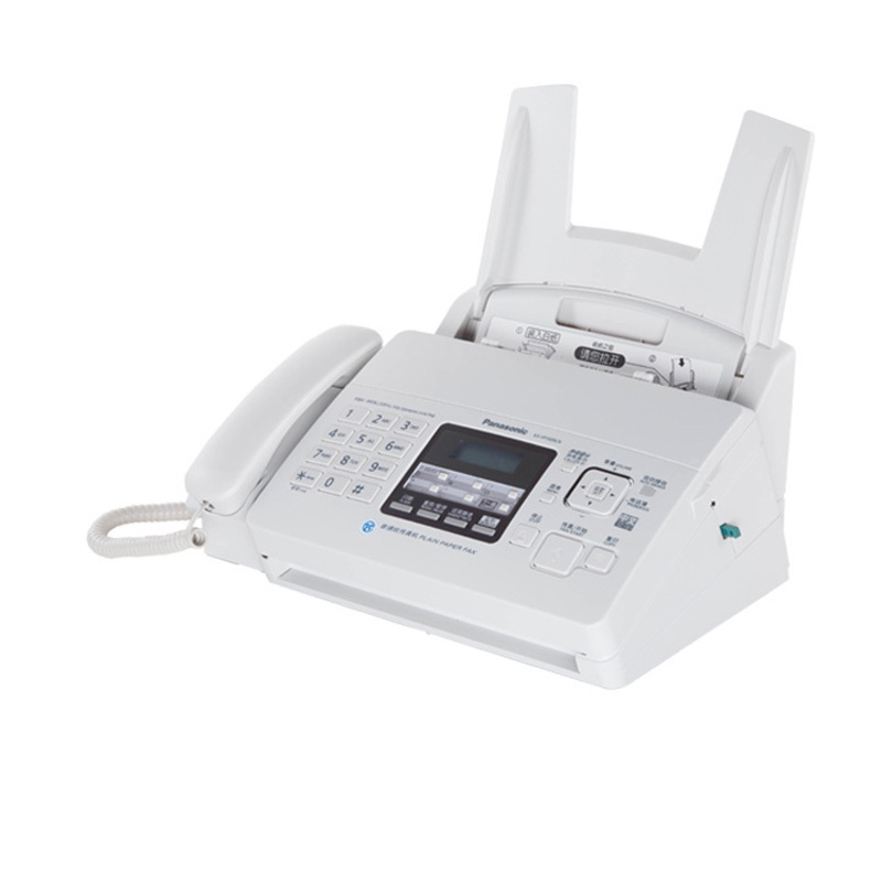松下(Panasonic)KX-FP7009CN传真机热转印 碳带传真机普通A4纸中文显示(白色)支持来电显示复印