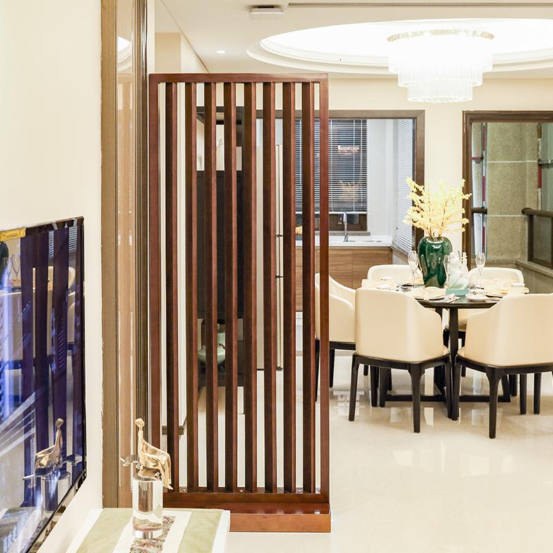 BONJEAN屏风隔断座屏实木现代时尚北欧日式移动屏风玄关客厅背景墙定制高清大图