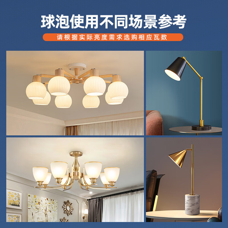 LED灯泡节能球泡E27高清大图