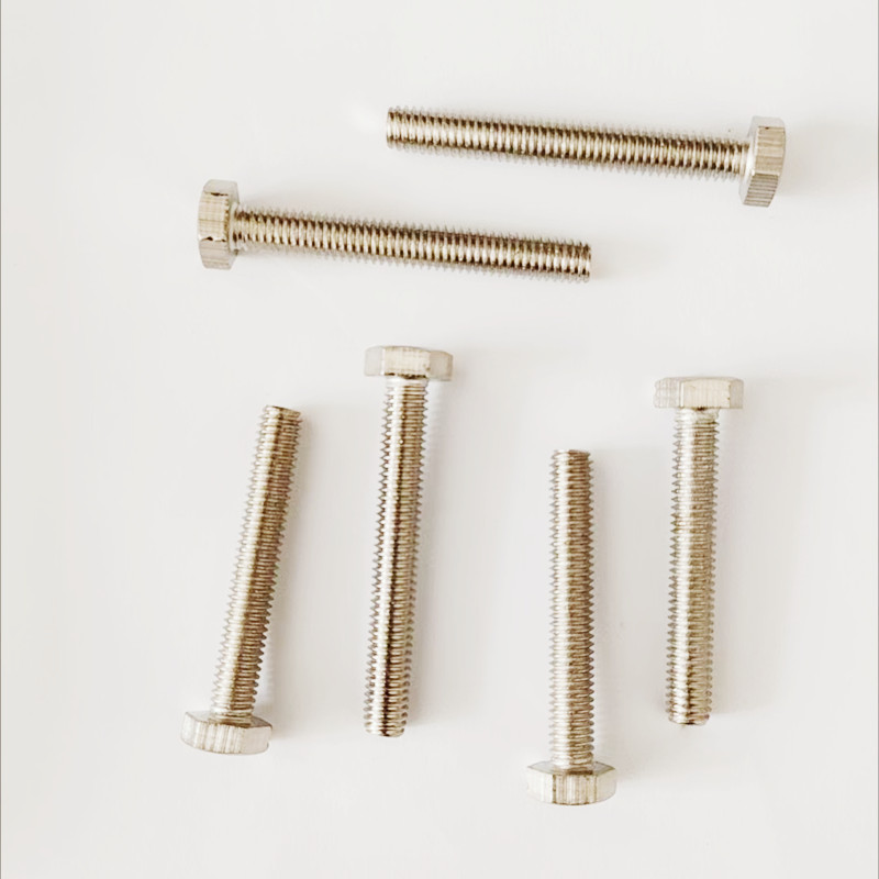 贲华 镀镍铜螺丝 6*40mm 个高清大图