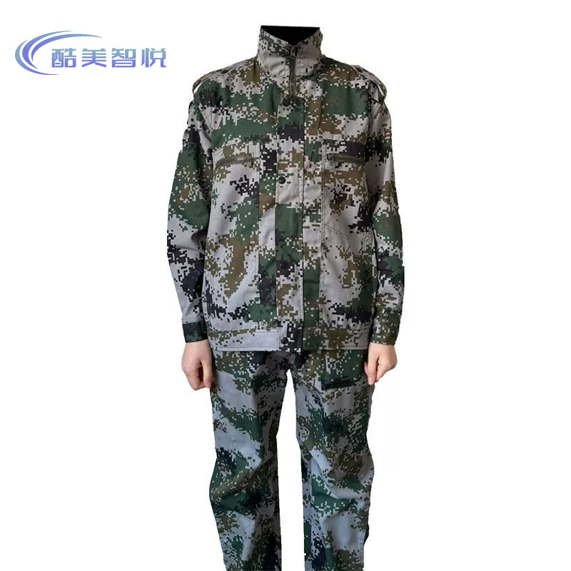 酷美智悦 迷彩服外套裤子+T恤+帽子+内、外腰带+鞋子(尺码165-190) KM-FZ250 套高清大图