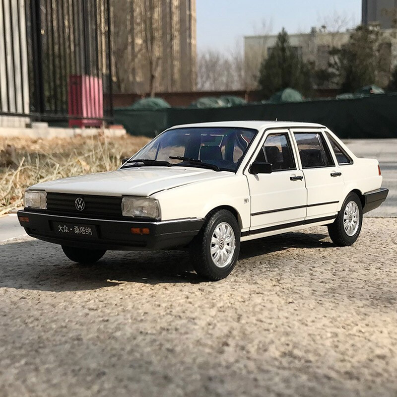 威利 汽车模型 1:18大众桑塔纳/普桑 santana合金车模 合金车模 收藏