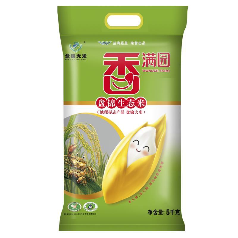 香满园 东北大米 蟹稻共生 盘锦大米 5kg.