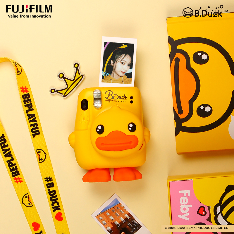 富士(FUJIFILM)INSTAX一次成像立拍立得mini11小黄鸭胶片相机 mini9升级款 套餐四(含礼盒+相纸)
