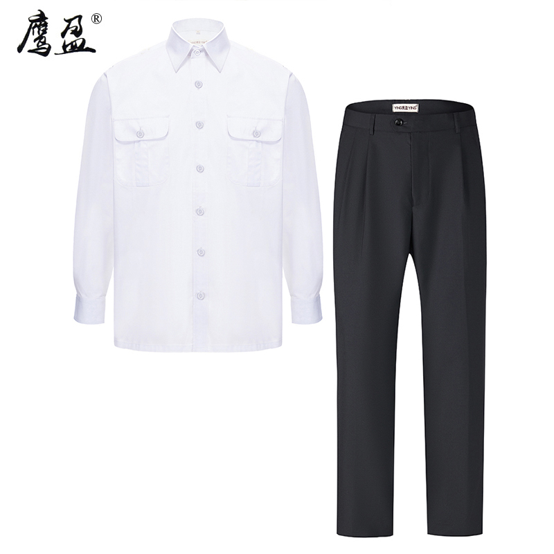 鹰盈 夏季长袖工作服 各码 一套