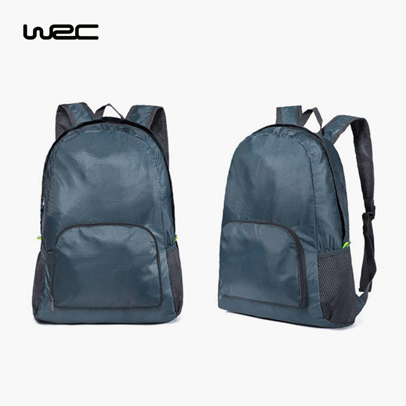WRC 防水速干折叠双肩包W-003 灰色高清大图