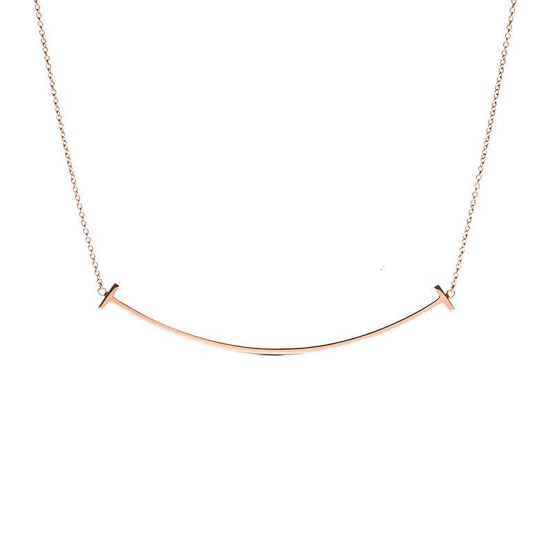 tiffanyco蒂芙尼tsmile大号玫瑰金微笑项链36201533