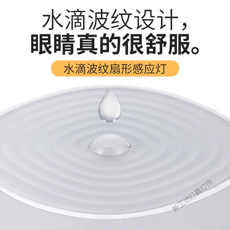 苏宁放心购 感应灯无线人体感应红外充电led衣柜橱柜卧室走廊过道楼道小夜灯图片