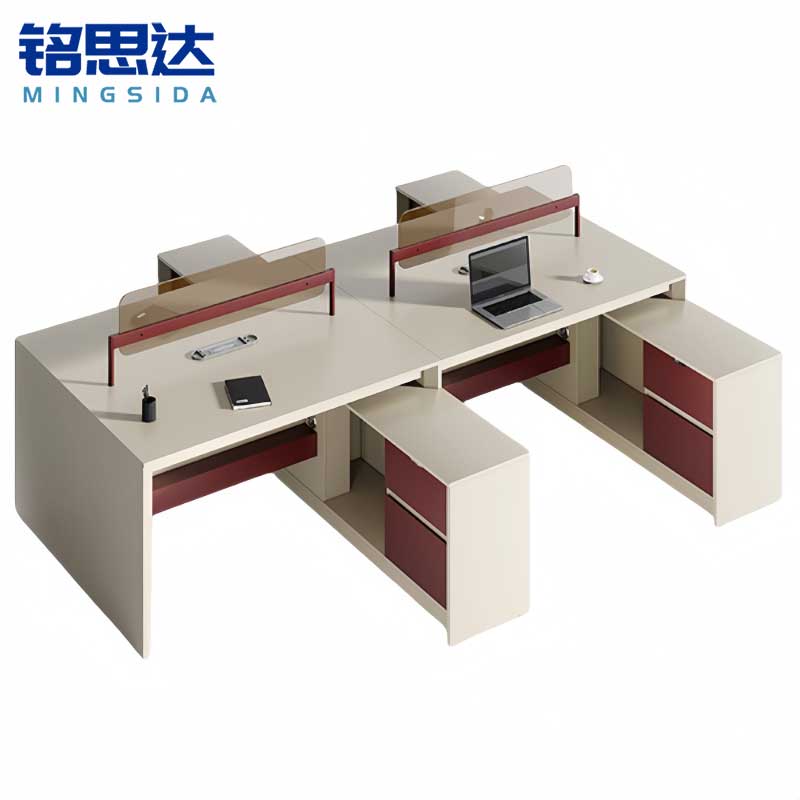 铭思达屏风工位2.8米四人位张