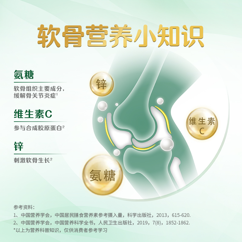 雀巢怡养氨糖钙关节成人中老年高钙奶粉送礼800g高清大图