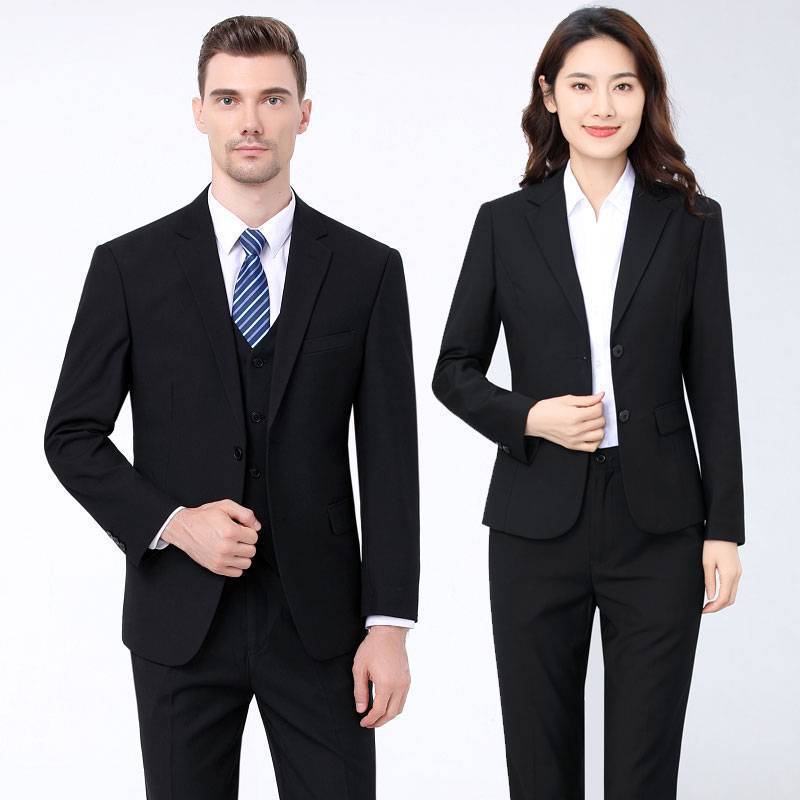 京嘉(JINGJIA) 男女西服套装 修身职业正装 70%羊毛 颜色可定制 尺码备注