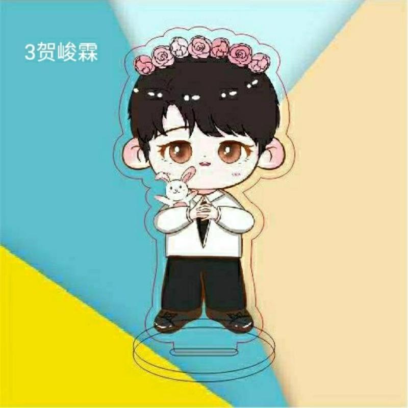 TNT时代少年团周边Q版人形立牌刘耀文宋亚轩马嘉祺严浩翔亚克力牌 女团舞合照15CM送团徽
